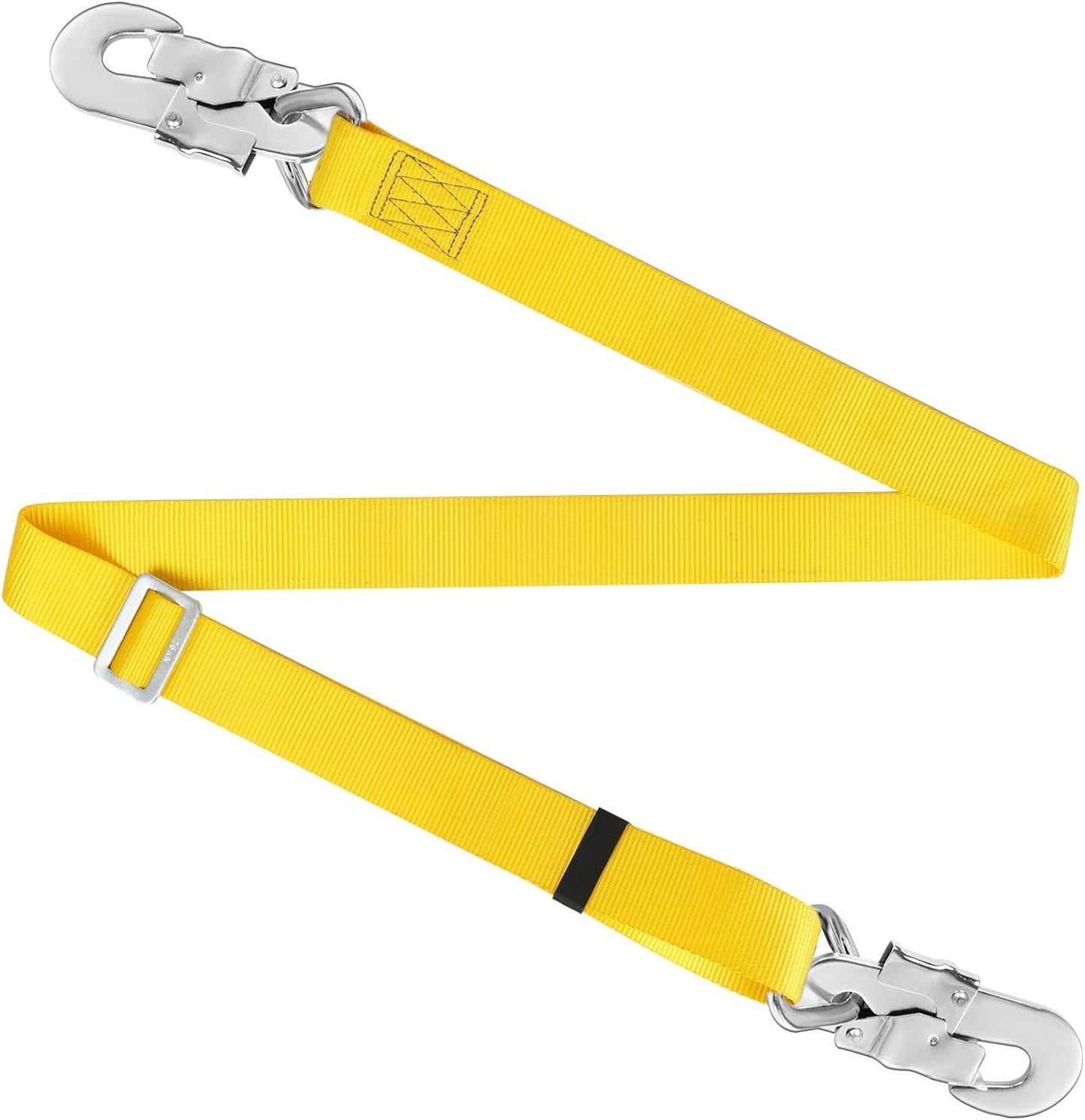 Trsmima Hunting Safety Harness, Tree Climbing Belt Restraint Lanyards, Safety Adjustable Lanyard, Add Level